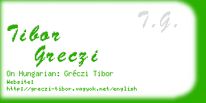 tibor greczi business card